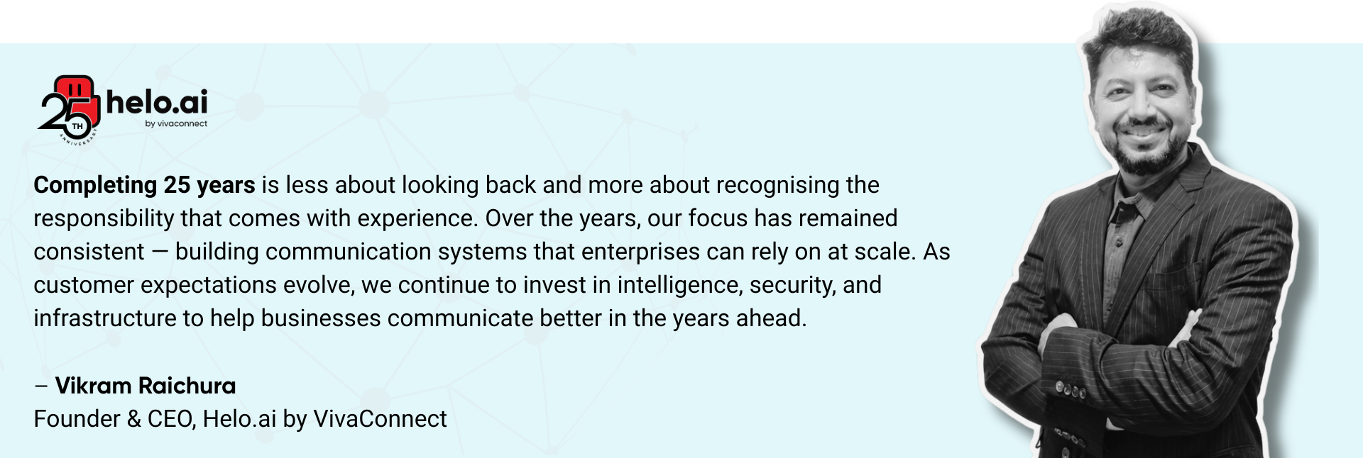 helo.ai marks 25 years
